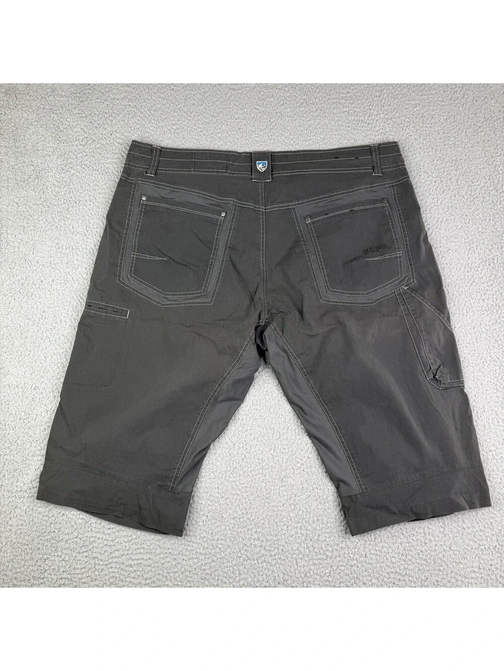 Kuhl Radikl Hiking Shorts Stretch Gorpcore 40x15 Mens Gray (Read Description!)